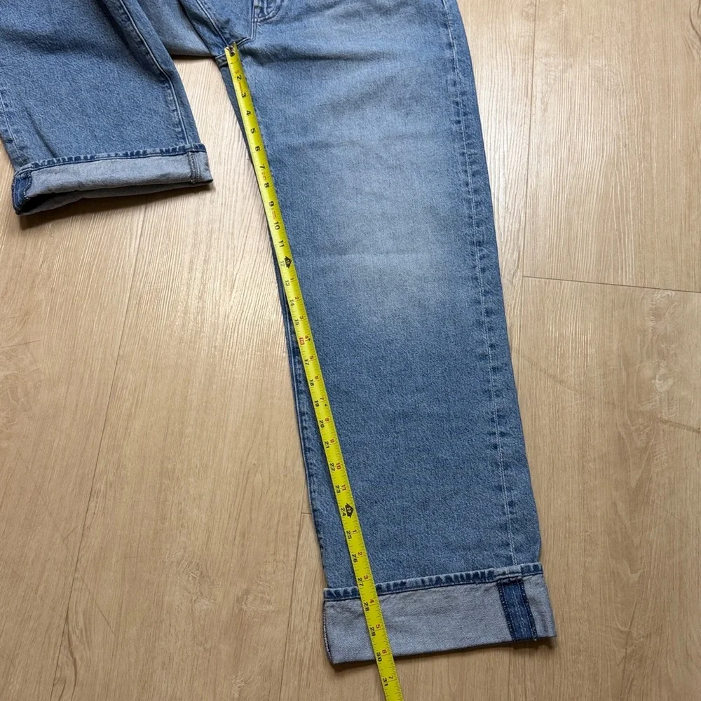 MOTHER The Dodger Skimp High Waist Cuffed Hem Wide Leg Jeans, SIZE 29 - Picture 8 of 13